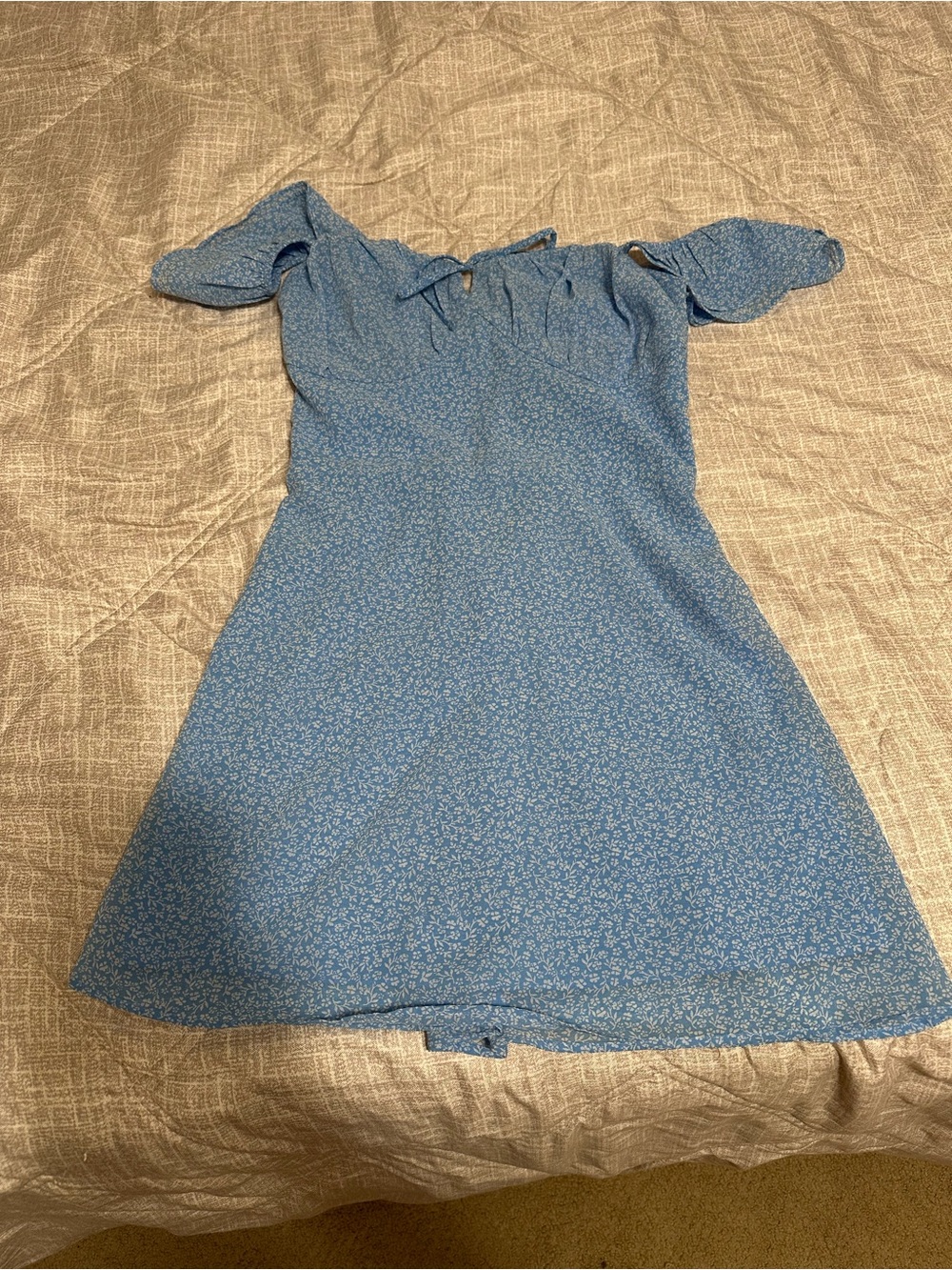 Blue Floral Kids' Dress - Lightweight Summer Style